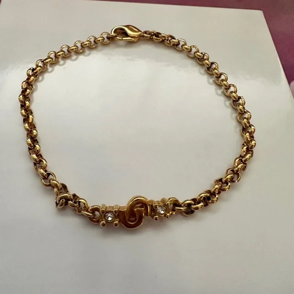 Vintage Christian Dior Bracelet (EVC; Gold) - Picture 1 of 6